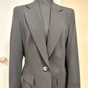 Dana Bachman black tailored blazer size 8